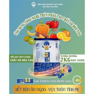 Men AZ 48- Viện công nghiệp thực phẩm- hộp bé (4 gói) - hết táo bón - trẻ ăn ngon - hấp thu tốt - tiêu hoá khoẻ mạnh
