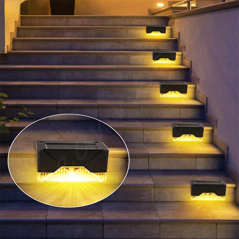 Đèn LED Năng Lượng Mặt Trời Chống Thấm Nước IP65 Gắn Hàng Rào Ngoài Trời