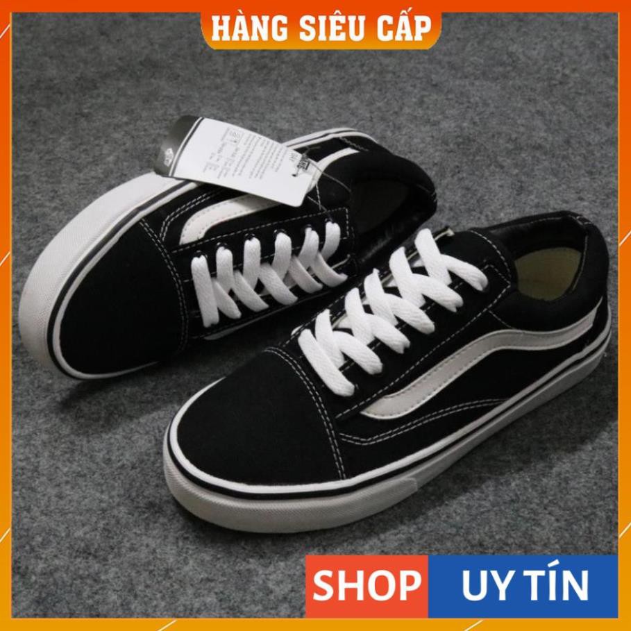 [ Hàng Loại 1 ] - Giày Thể Thao Old Skool Black + Red - Có Video Quay Thật | BigBuy360 - bigbuy360.vn