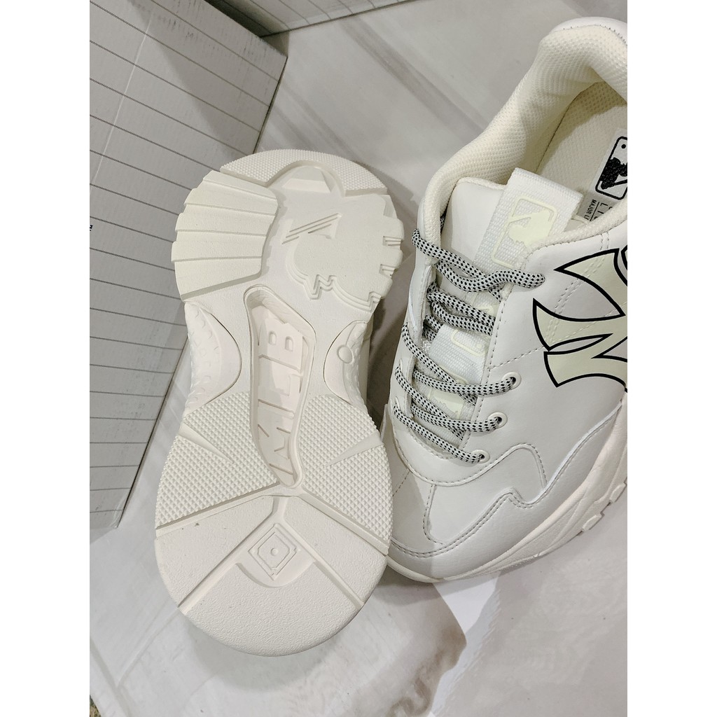 GIÀY SNEAKER MLB KOREA NY YANKEES TRẮNG - GIÀY THỂ THAO UNISEX NAM NỮ - HÀNG CÓ SẴN
