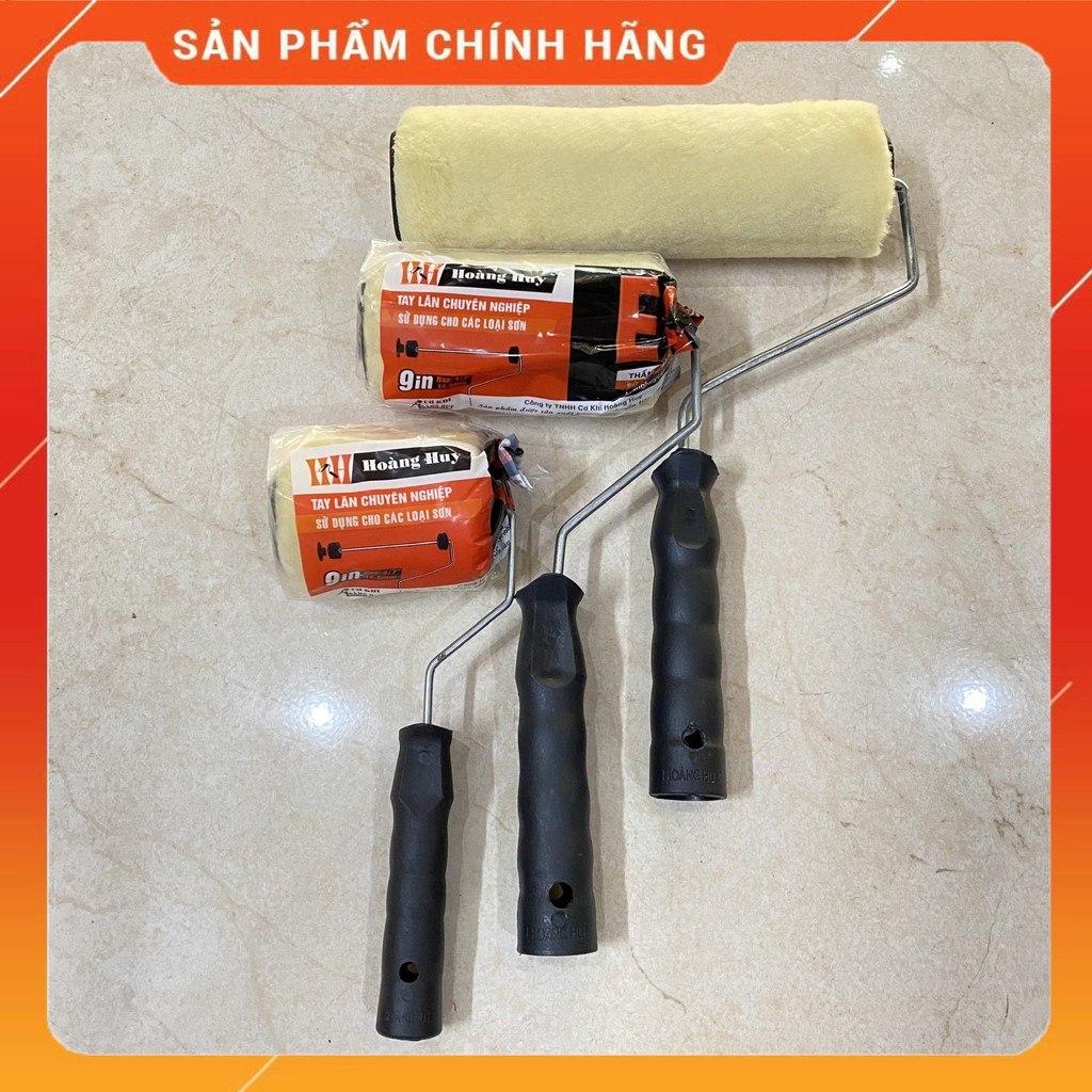 Con lăn sơn sợi bông 9,13,24 cm - Tiêu chuẩn Châu Âu