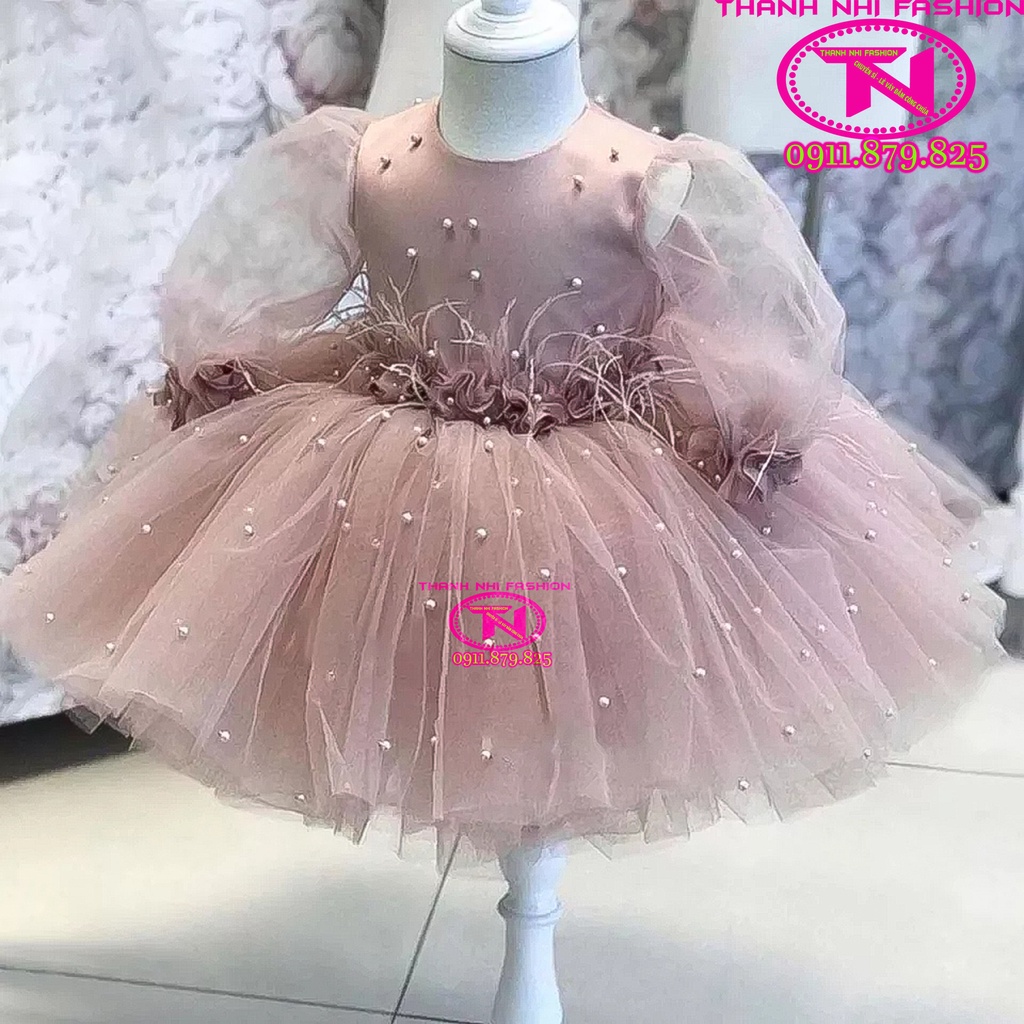 Váy Tiểu Thư Thiết Kế cho bé - Váy Công Chúa TN003