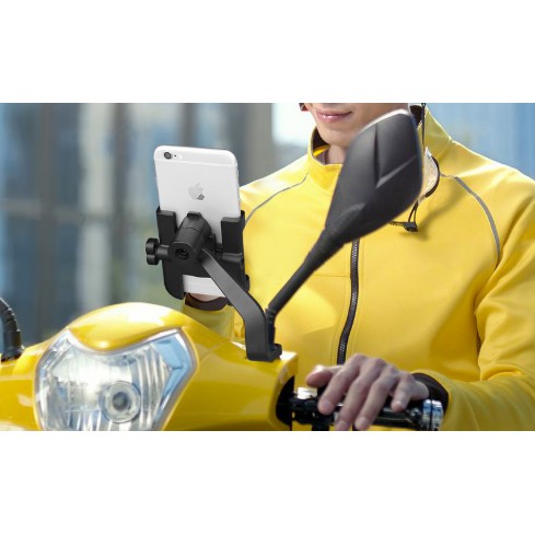 GIÁ ĐỠ - KẸP ĐIỆN THOẠI GẮN XE MÁY INOX CHẮC CHẮN | BigBuy360 - bigbuy360.vn