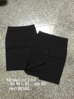 Chân váy công sở dài 50cm
