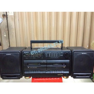 Sốc..!!!! Casset Radio lớn SONY 710  hàng của Nhật có line-in gắn điện thoại ...