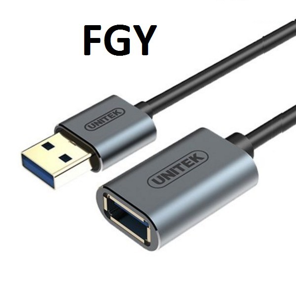 [Mã ELFLASH5 giảm 20K đơn 50K] CÁP USB NỐI DÀI 1.M UNITEK CAO CẤP YC 428FGY 2.0