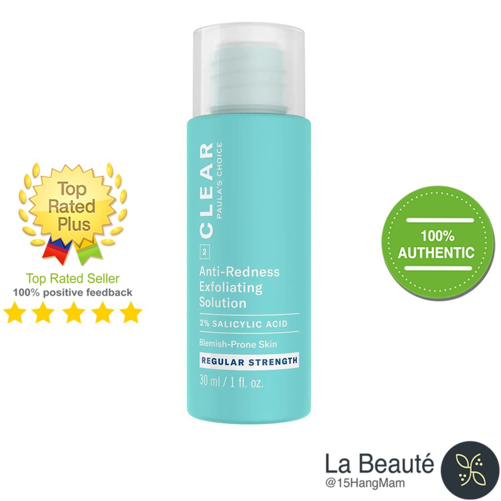 [Hàng Công Ty] Tẩy Tế Bào Chết, Ngăn Mụn Đỏ - Paula's Choice Anti-Redness Exfoliating Solution Regular Strength 30ml