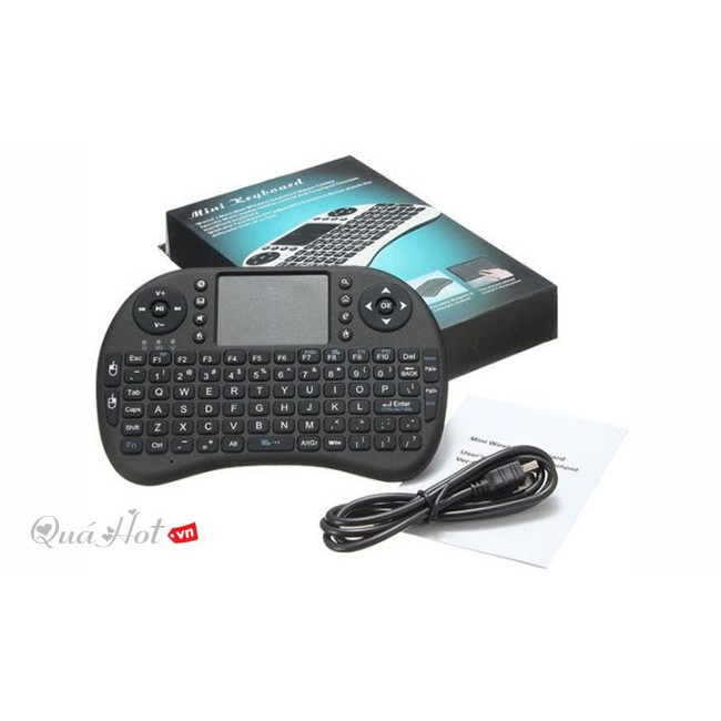 BÀN PHÍM KIÊM CHUỘT KHÔNG DÂY MINI UKB 500-RF CÓ LED | BigBuy360 - bigbuy360.vn