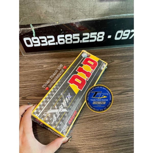Sên cao su phốt TFX DD zin 9ly 132L (Sên đen)
