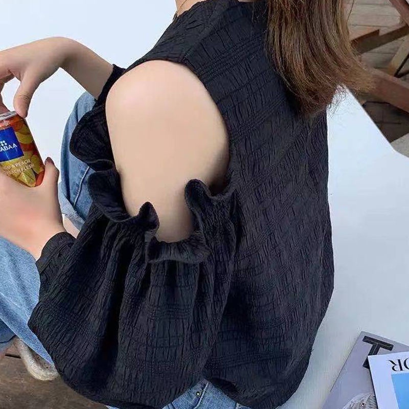 Áo Sơ Mi Tay Dài Dáng Rộng Hở Vai Quyến Rũ Thời Trang Phong Cách Hàn Quốc 2022