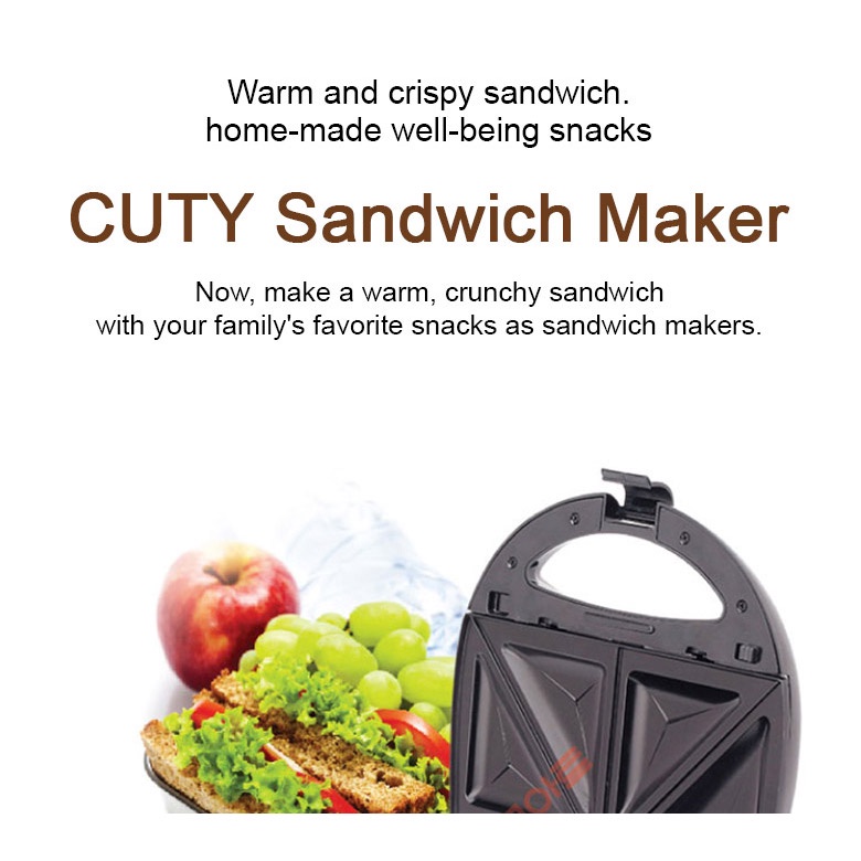 Kitchenart Korea PK-2168JT Snack Sandwich Maker Machine Waffle