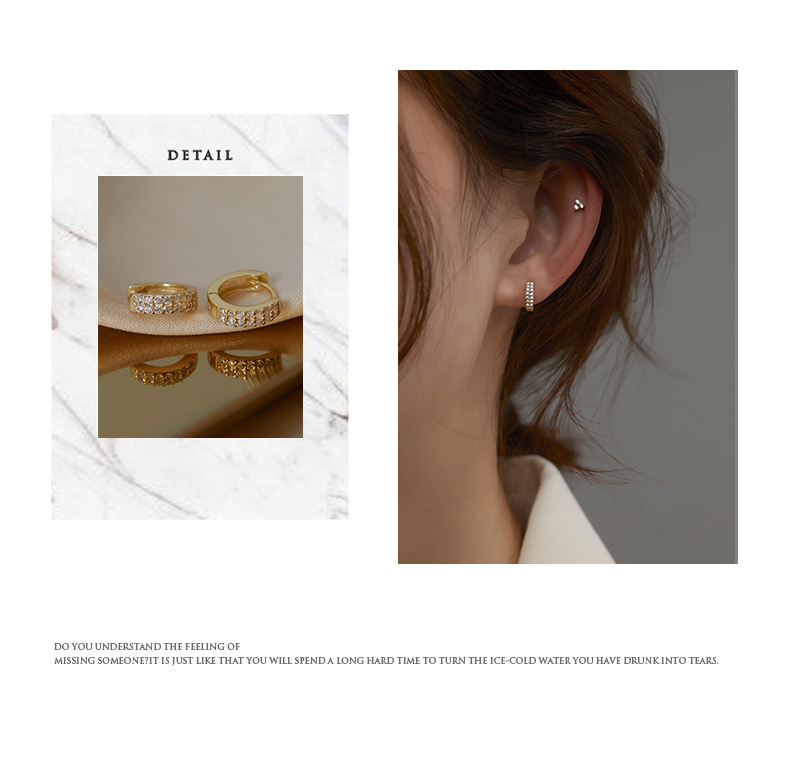 Bông Tai Nữ Khuyên Tai Tròn Set Khuyên Tai Tròn Mới Không Gây Dị Ứng Cho Nữ