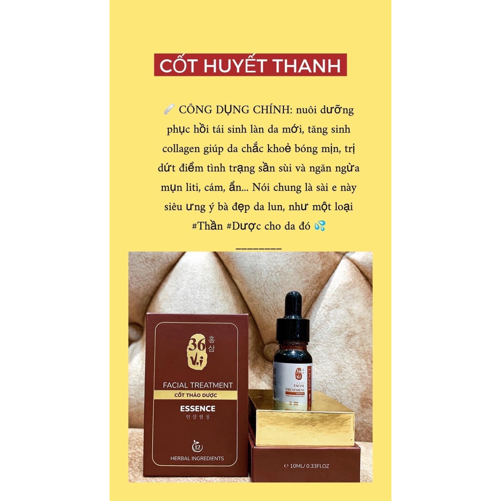 Cốt Huyết Thanh Thảo Dược 36 Vị Lớn Nhỏ