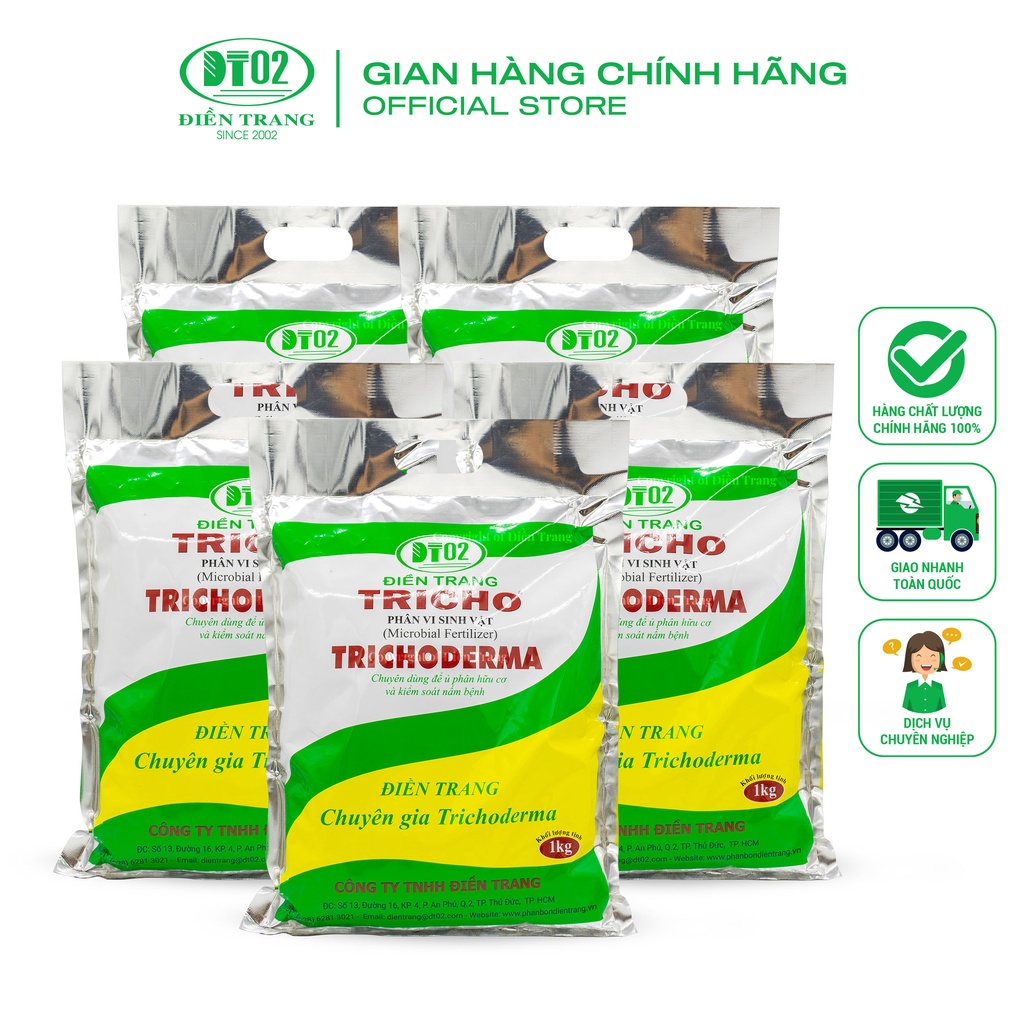 Combo 5 gói Men Trichoderma 1kg