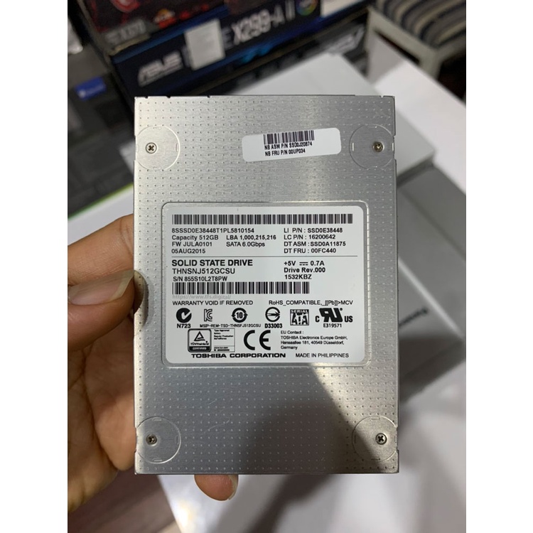 Ổ cứng SSD 512G Toshiba chuẩn sata 3 ( chính hãng)