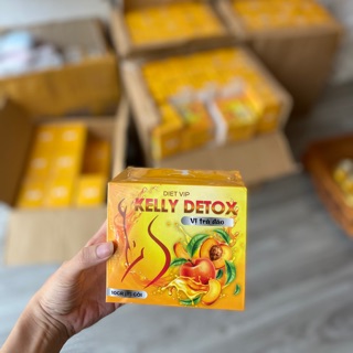 Combo 3 trà đào kelly detox