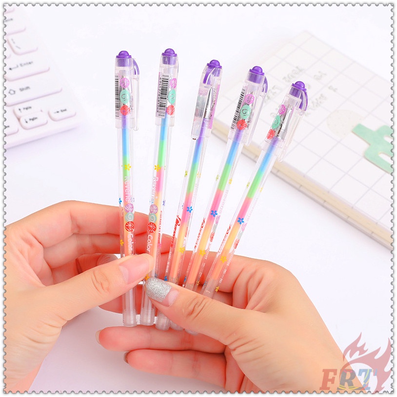 1 Bút Dạ Quang 6 Màu Thiết Kế Dễ Thương