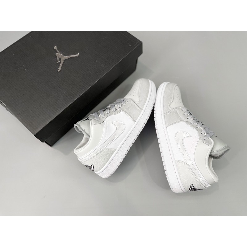 Giỳ Jordan 1 low Grey camo