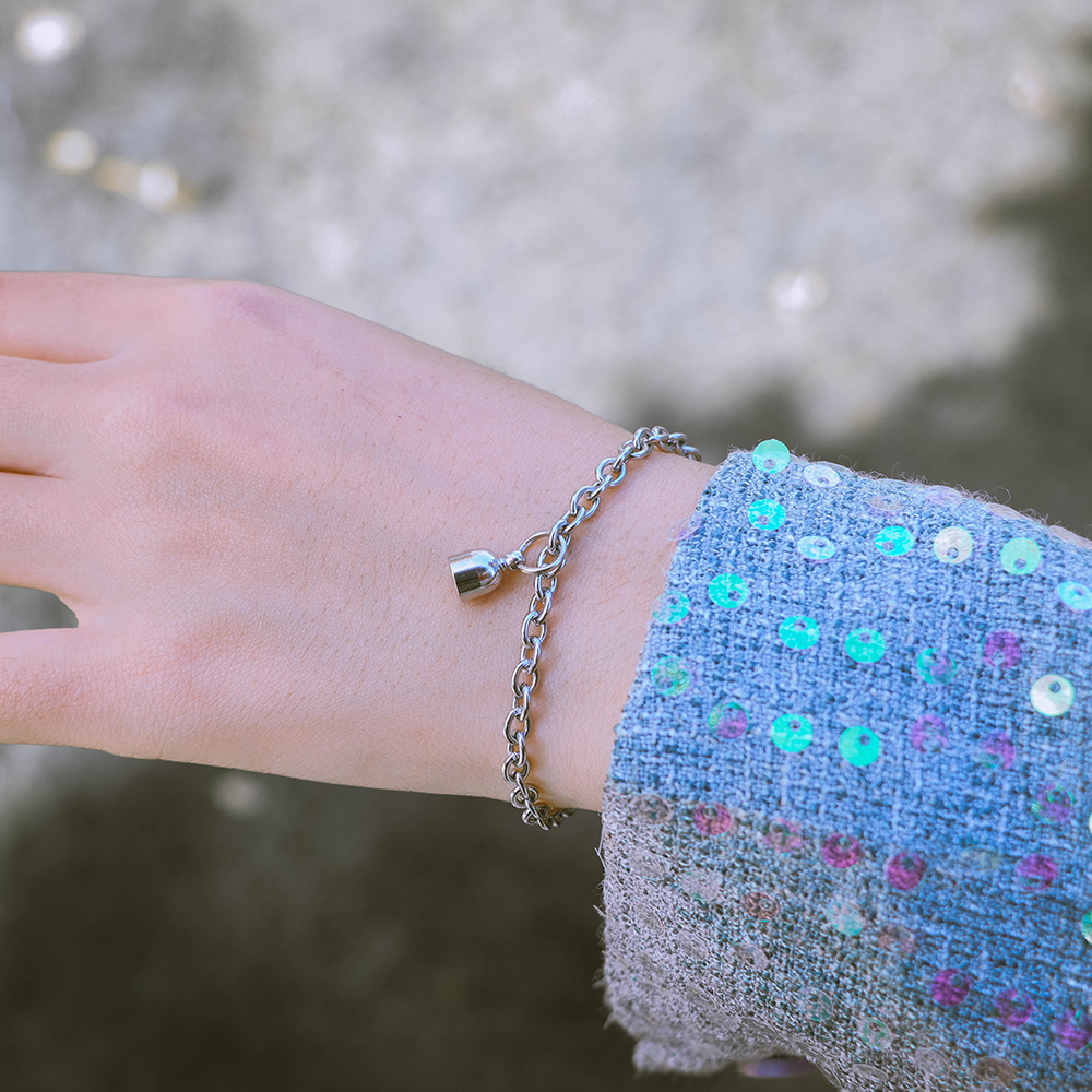 2 Vòng Tay Thép Không Gỉ Có Nam Châm Cho Cặp Đôi | BigBuy360 - bigbuy360.vn