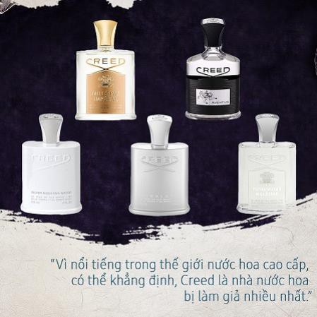 Vial Nước Hoa Creed Nam Aventus - Silver Moutain - Millesime Imperial - Viking - Himalaya -Green irish tweed 2ml