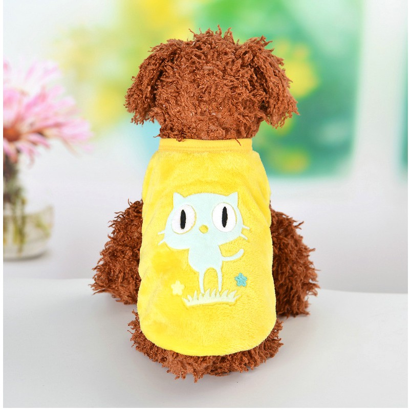 Áo lông 3 lỗ cho chó mèo dưới 1kg