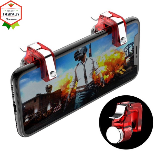 COD Metal Smart Phone Mobile Gaming Trigger for PUBG Mobile Gamepad Fire Button Aim Key L1 R1 Shooter PUBG Controller