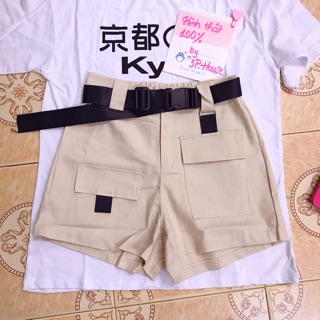 🎀Short ulzzang túi hộp kèm nịch đen