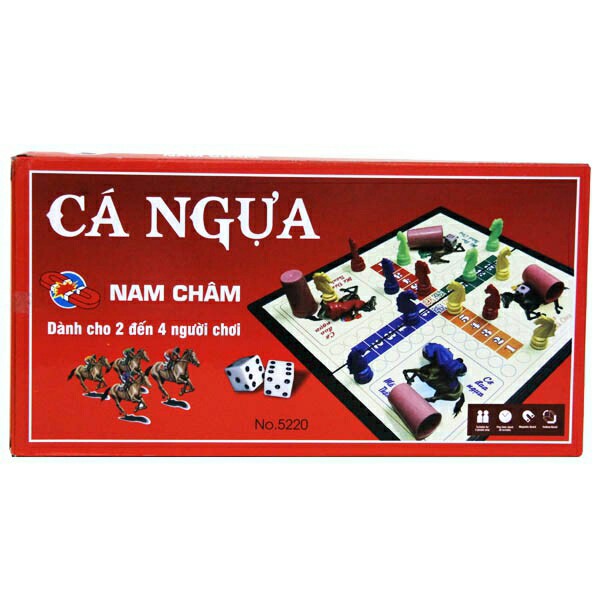 Bộ cờ cá ngựa nam châm cỡ to chất liệu đẹp cho bé