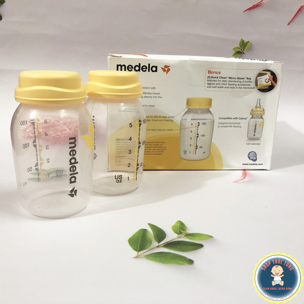 Bình trữ sữa nhập Mỹ logo in màu