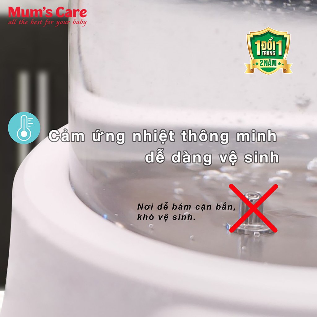 [BH 1 đổi 1] Máy đun và hâm nước pha sữa điên tử đa năng Mum's Care