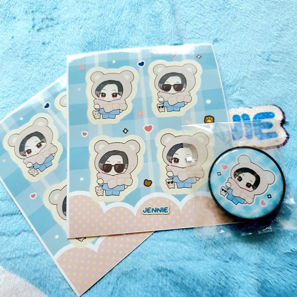 Bộ chăn JENNIE blanket của fansite Paint It Black