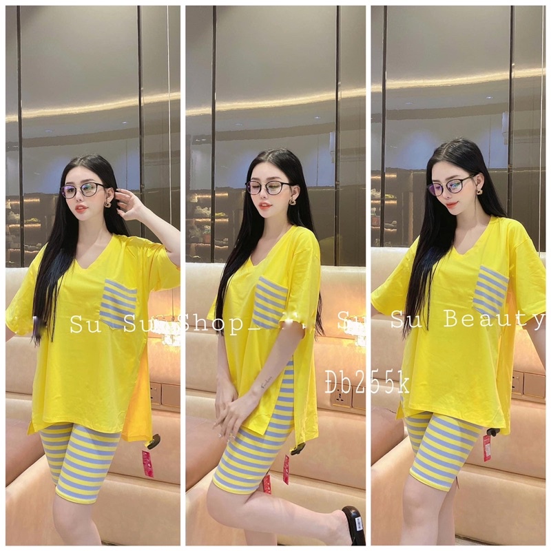Set ngố cổ tim xẻ tà vải đẹp giá tốt K7