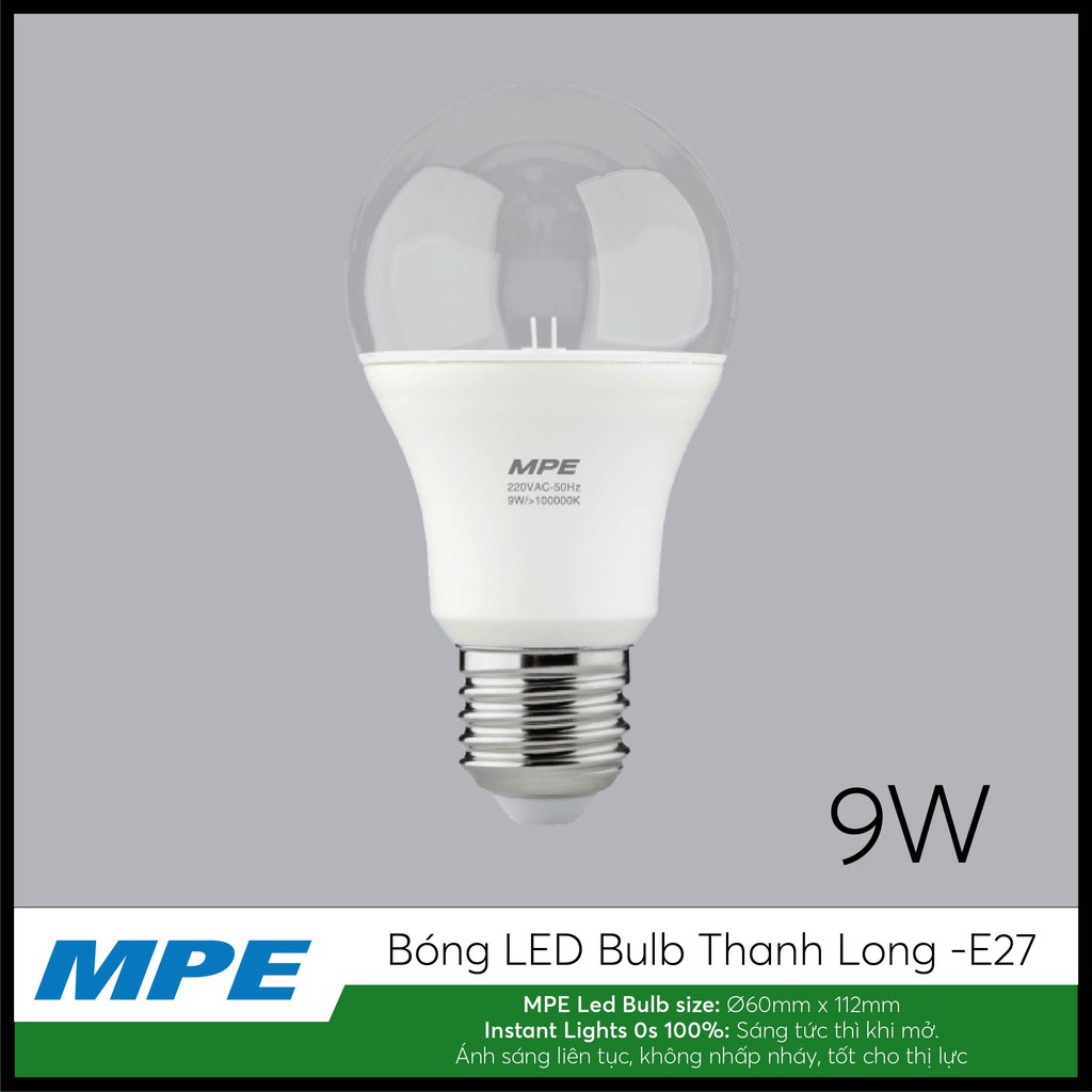 [𝐌𝐏𝐄] Bóng LED Bulb DRAGON FRUIT LBF-9 & 12 Thanh Long (cường độ giúp Cây trồng có năng suất Quang Hợp cao và Tốt hơn)