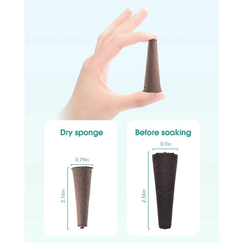 Bộ 50 Miếng Xốp Hỗ Trợ Trồng Cây Thủy Canh Trong Nhà