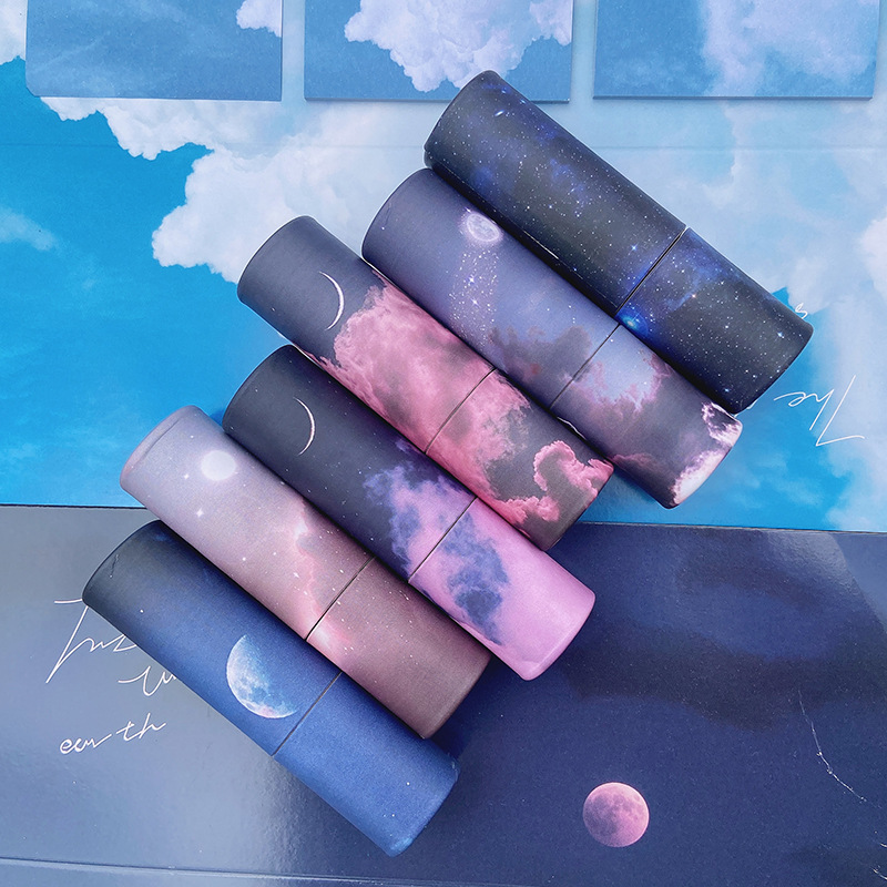 Mori Mystery 6 Color Starry Sky Matte Paper Tube Waterproof Lipstick