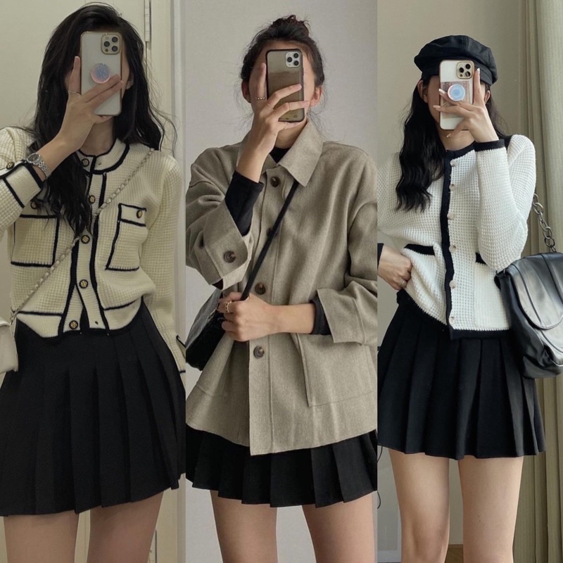 [Hàng Quảng Châu]Chân váy Tenis dạ chất lượng loại đẹp có quần trong