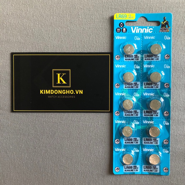MẪU MỚI 2020 Vỉ 10 viên pin L921F LR69 AG6 SR920SW 921 chính hãng Vinnic