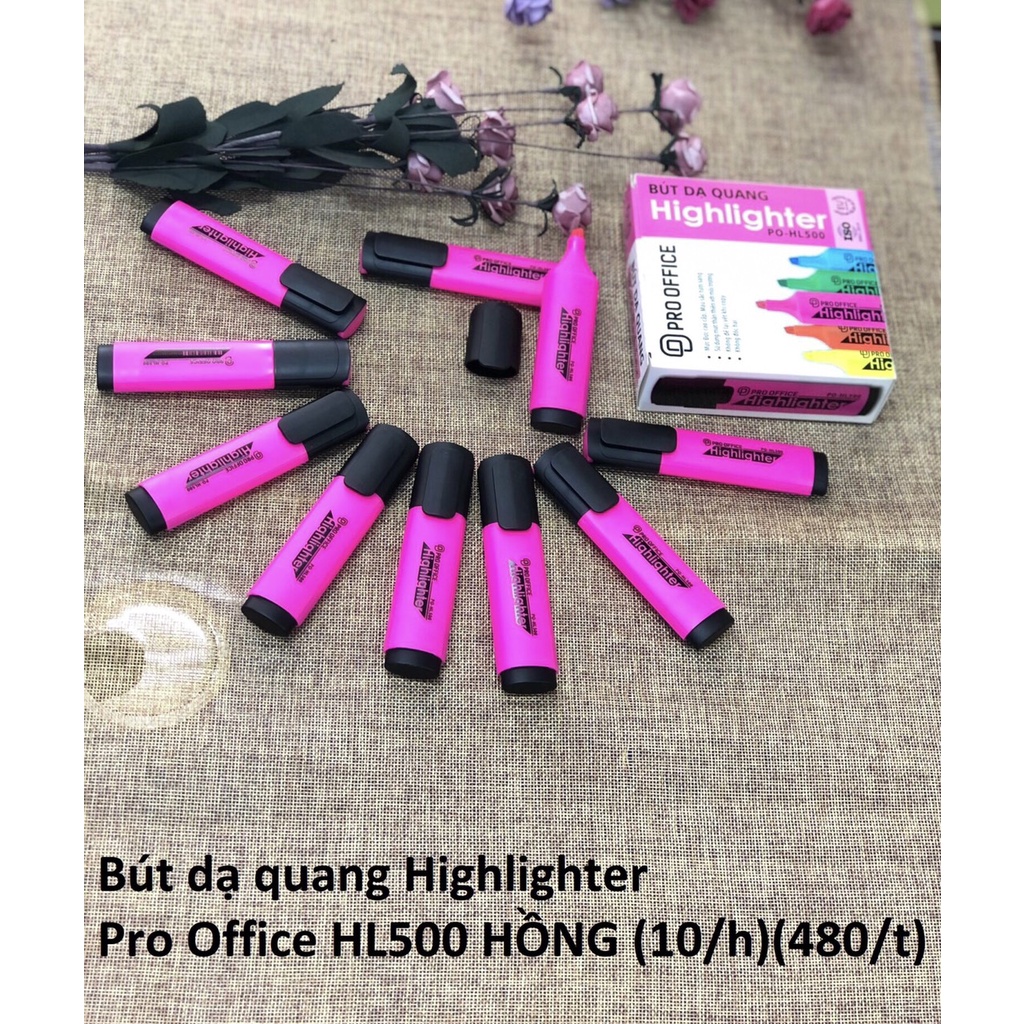 Bút nhớ dòng Highlight Baoke MP4904, Pro HL500,HL900 học sinh/văn phòng các mầu sắc tươi tắn - sỉ/lẻ Diệp Lạc