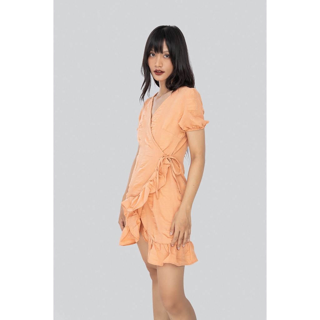 Đầm hoa nhí phối thắt nơ