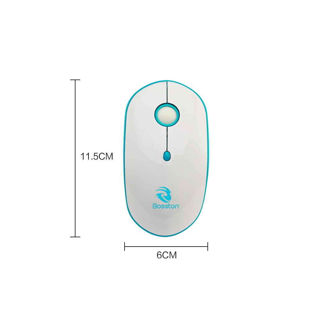 Chuột không dây pin sạc siêu mỏng Bosston Q9 Silent