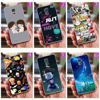 Ốp lưng Samsung S5 (dẻo viền trắng trong) - Hình Tiểu Cương Thi, Couple, Flat Lay