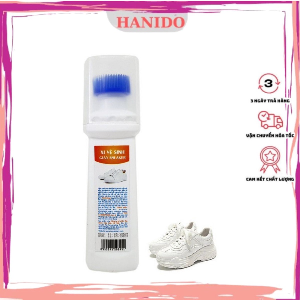 Chai xi vệ sinh giày sneaker tất cả các màu hando 100ml