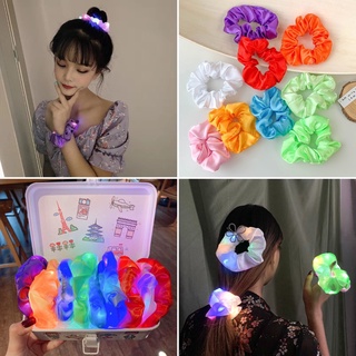  Dây buộc tóc có đèn LED phát sáng phong cách Hàn Quốc thời trang cho nữ