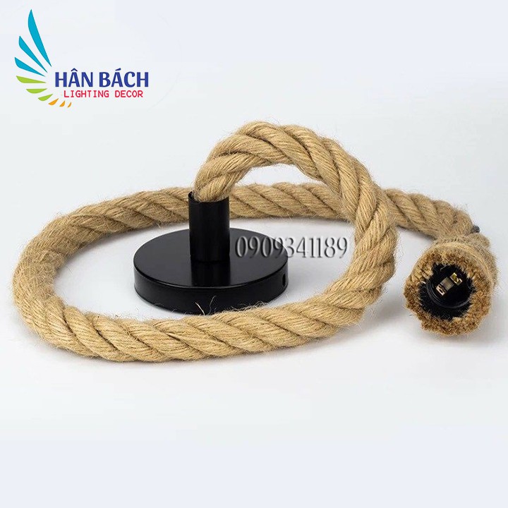 Đèn thả dây thừng một dây 1m
