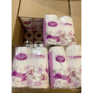 KHĂN GIẤY BẾP TENDER SOFT 2 CUỘN 2 LỚP DKSH