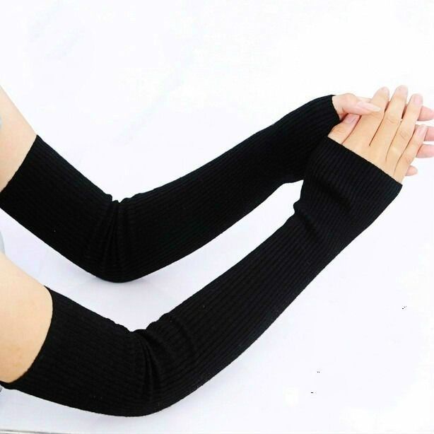Ống Tay Áo Dài Nửa Ngón Bằng Len Cashmere Giữ Ấm Mùa Thu Đông Cho Nữ | BigBuy360 - bigbuy360.vn