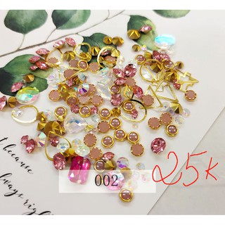 set đá charm trang trí móng tay