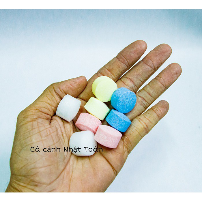 MUỐI KHOÁNG VIÊN NÉN CHO BỂ CÁ CẢNH ĐỦ MÀU