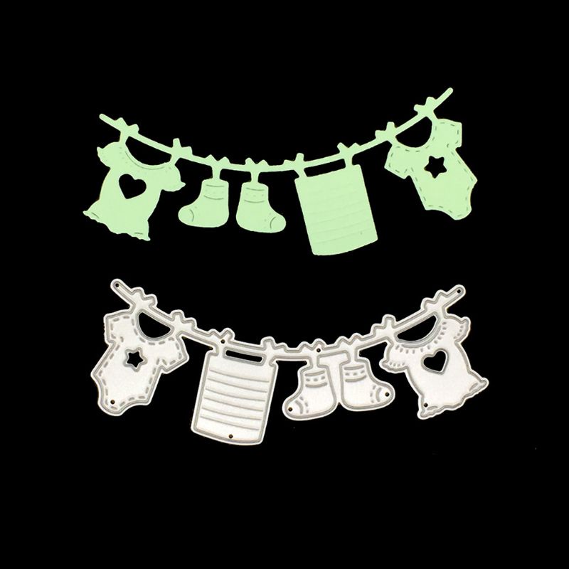 Khuôn Cắt Giấy Kim Loại Hình Giày Em Bé Xinh Xắn