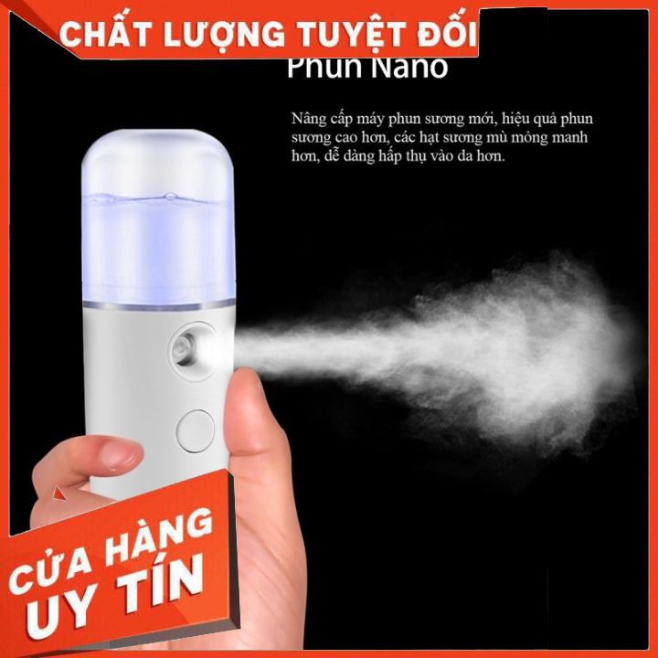 Máy Xông Hơi Mặt - Phun Xương Nano Mini Cầm Tay - Dưỡng Da Cấp Nước #PhunSuongNano